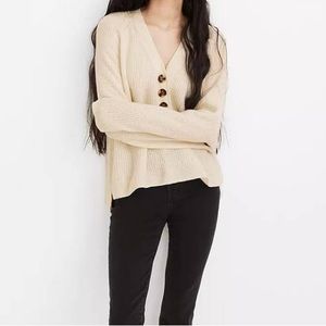 madewell Ribbed Lyle Henley Sweater